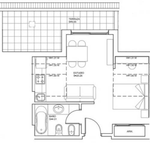 Apartamentos Playa Canelas - Estudio - 3