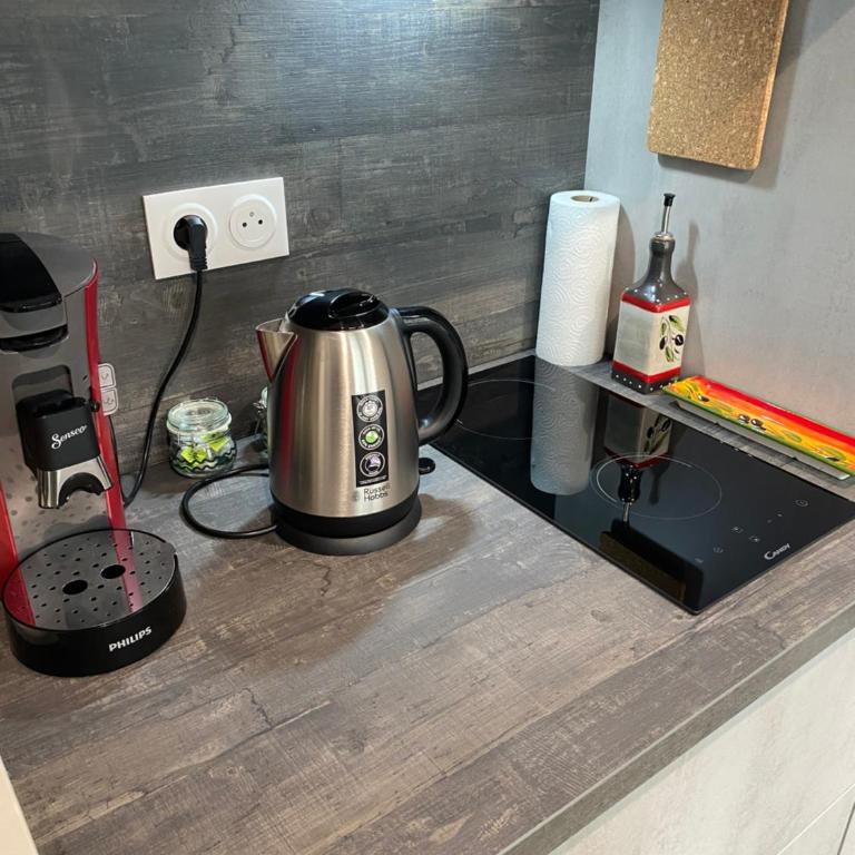 Studio terrasse, intra-muros, climatisé avec Wifi - Apartment mit 1 Schlafzimmer - 13