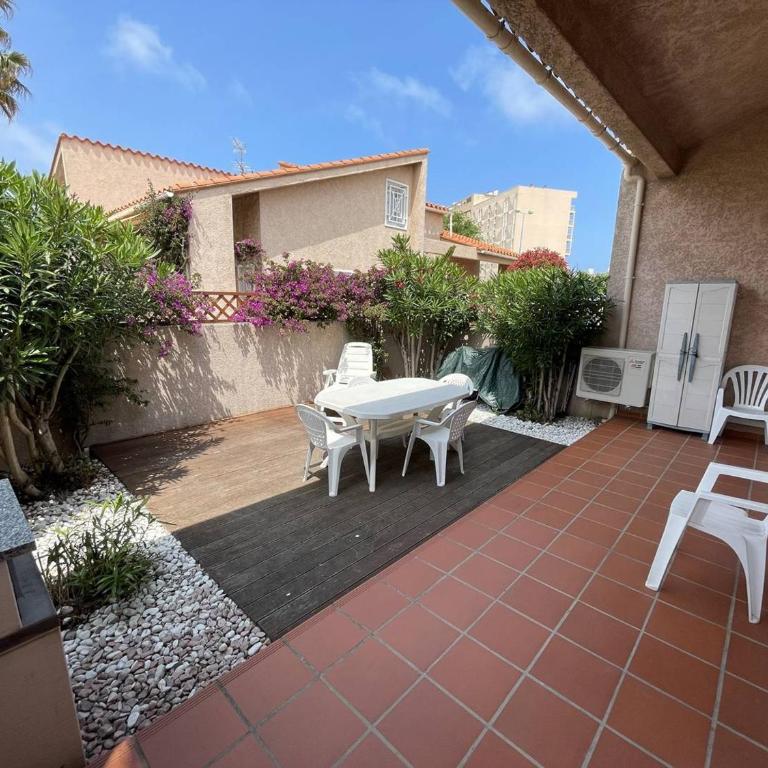 Villa 3 pièces mezzanine avec piscine, tennis, proche plage et port à Saint-Cyprien, 6 couchages - FR-1-106-26 - Villa - 13