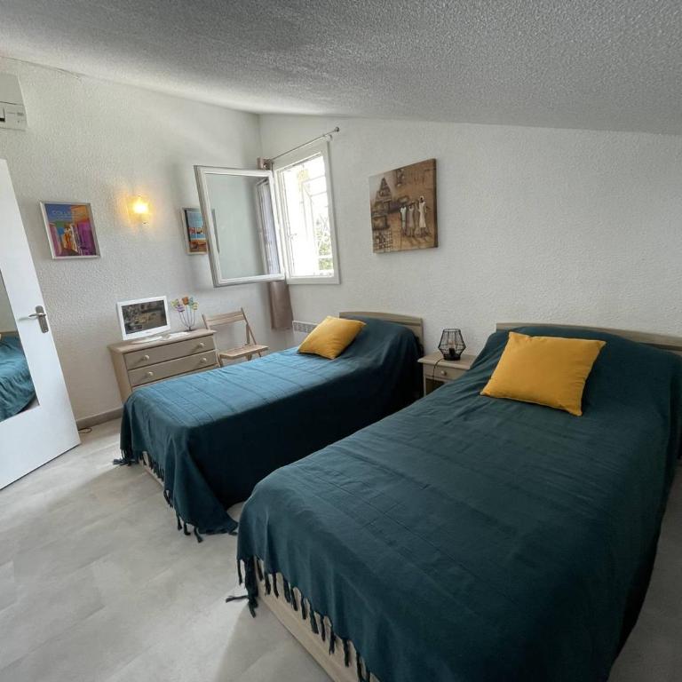 Villa 3 pièces mezzanine avec piscine, tennis, proche plage et port à Saint-Cyprien, 6 couchages - FR-1-106-26 - Villa - 16