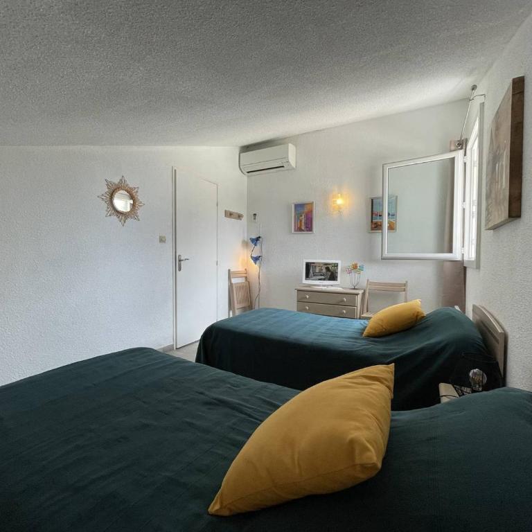 Villa 3 pièces mezzanine avec piscine, tennis, proche plage et port à Saint-Cyprien, 6 couchages - FR-1-106-26 - Villa - 17