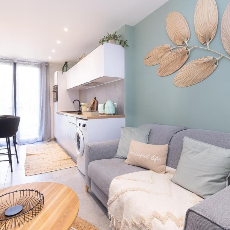 magnifique T3 bord de mer garage privé classé 3 étoiles - Apartamento de 2 dormitorios - 2