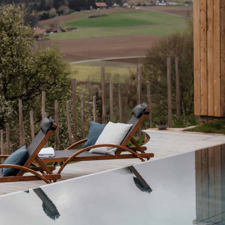 Am Wildbachberg - Luxus Ferienhäuser mit Infinitypool, Privatsauna und Weinkeller - Deluxe Villa - 30