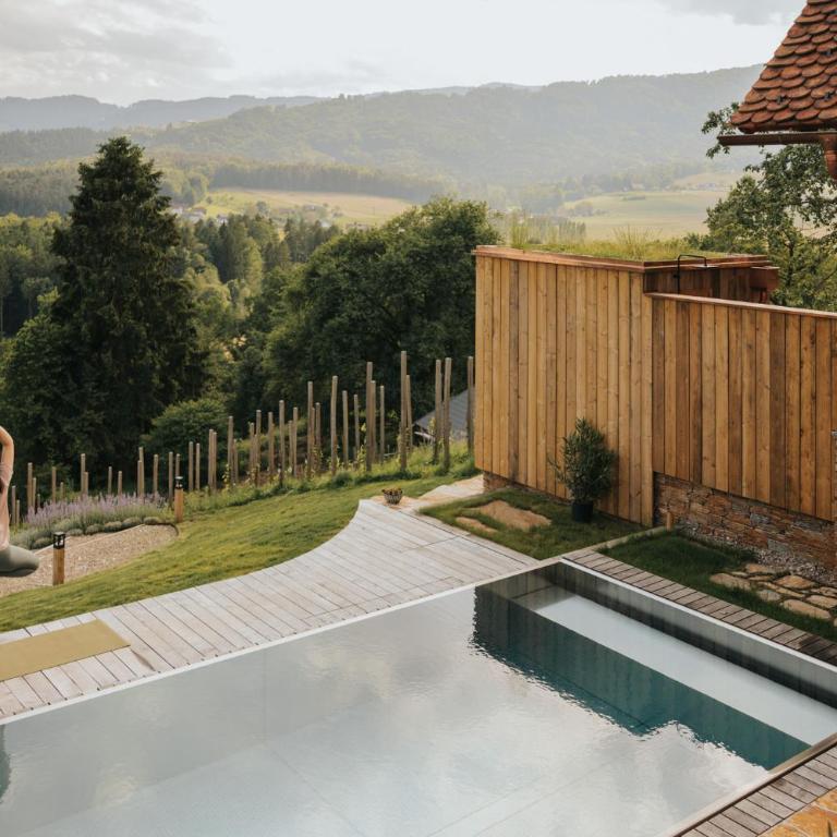Am Wildbachberg - Luxus Ferienhäuser mit Infinitypool, Privatsauna und Weinkeller - Deluxe Villa - 18