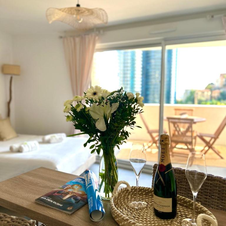 Luxueux Studio Neuf - Frontière Monaco - Piscine - Parking privé - Studio - 27