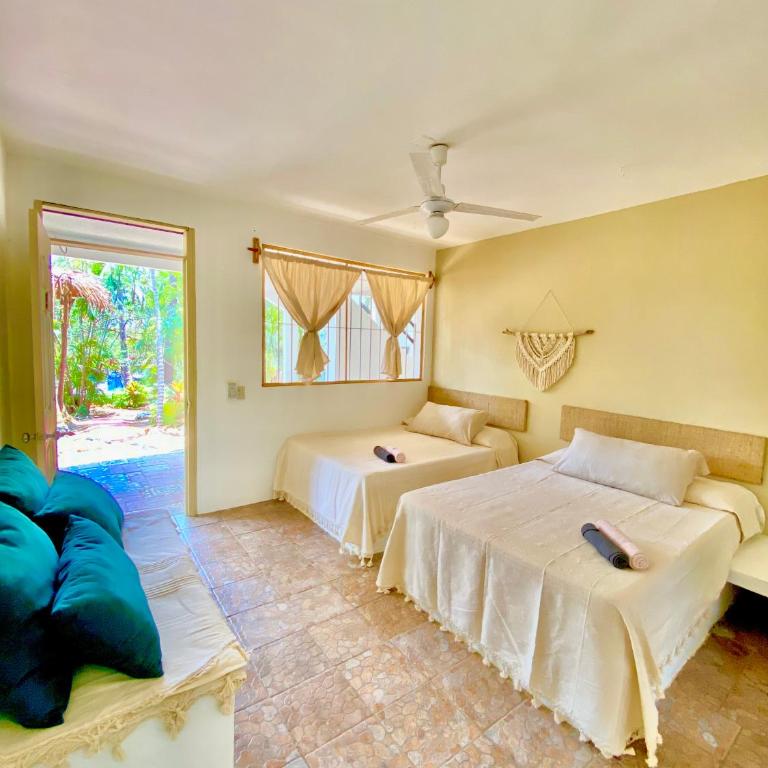 El Eden Escondido - Habitación Doble Deluxe - 2 camas dobles - 1