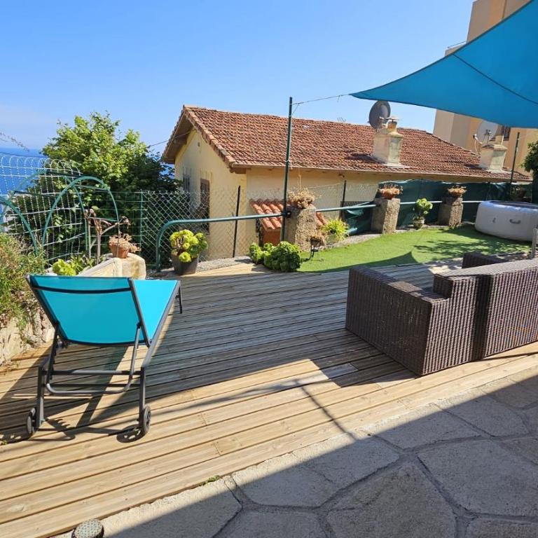 Maison avec jardin, vue mer aux portes de Monaco - Maison 1 Chambre - 4