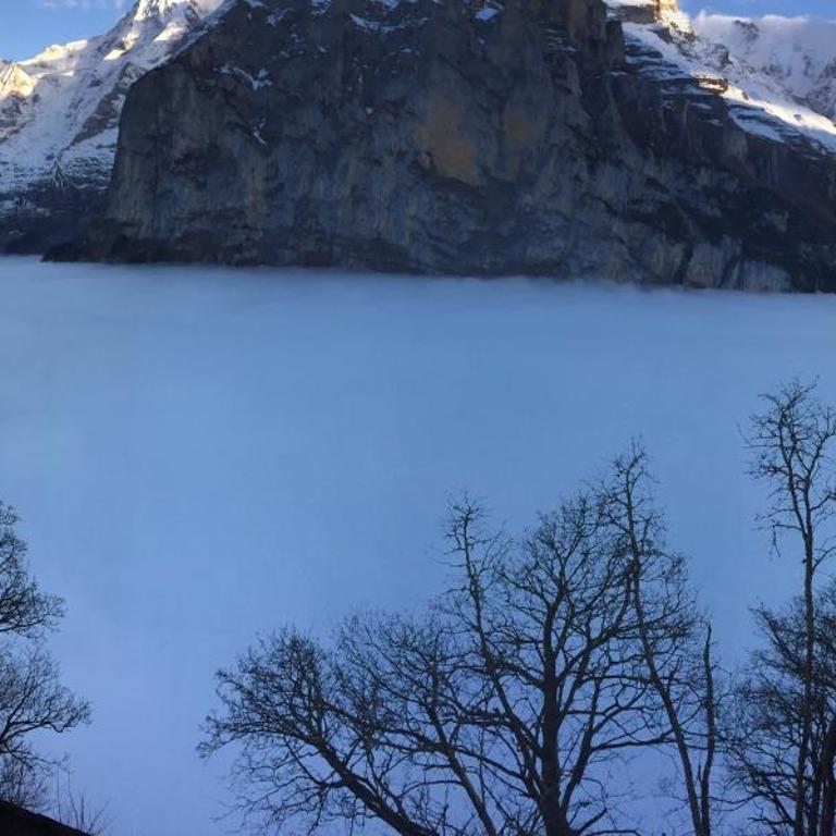 Hotel Alpina - Vierbettzimmer mit Balkon und Blick auf die Berge - 4