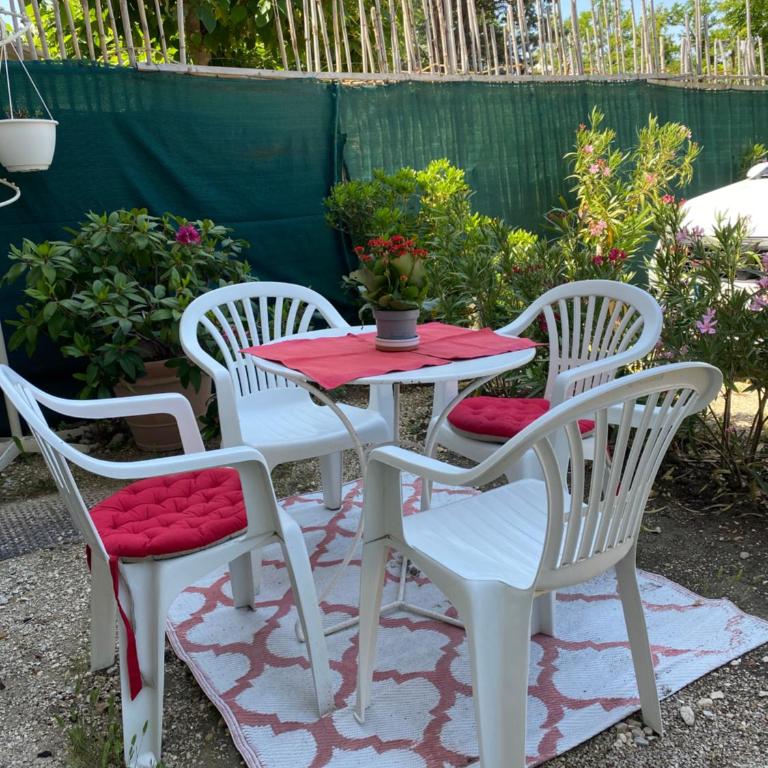 Côté Court - Chambre Double avec Terrasse - 6