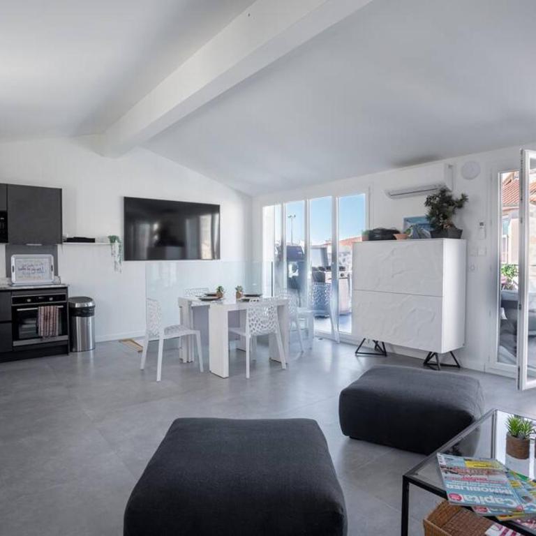 cannes experience pastour DUPLEX Penthouse Rooftop 4 bed&4bath Sea&Suquet view walking distance palais des congres & beaches - Appartement - 2