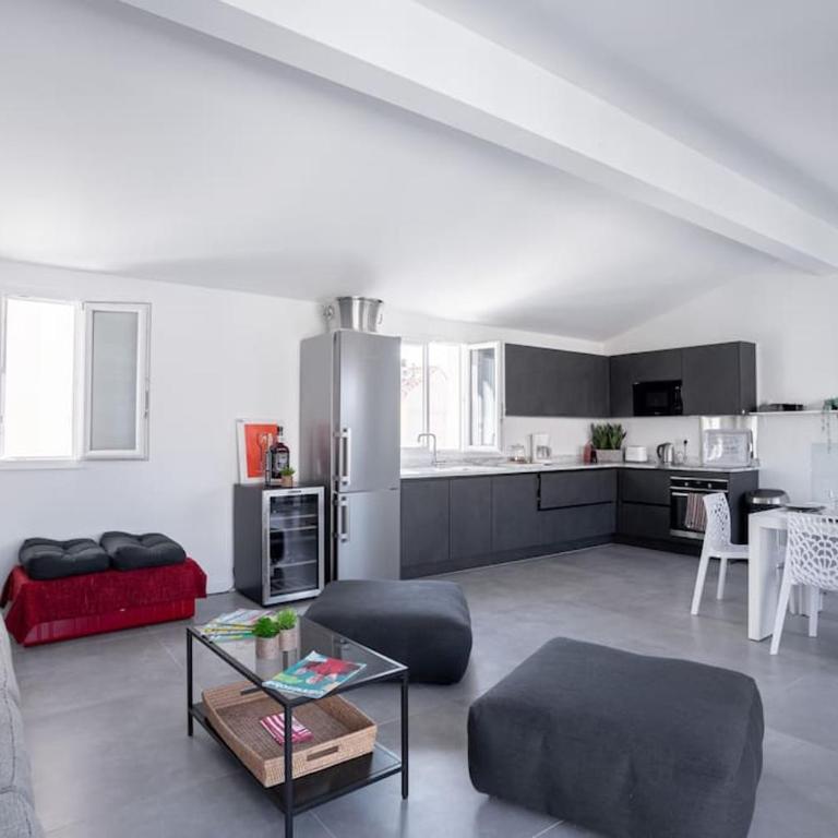 cannes experience pastour DUPLEX Penthouse Rooftop 4 bed&4bath Sea&Suquet view walking distance palais des congres & beaches - Appartement - 21