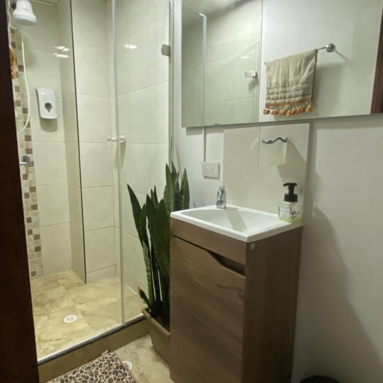 Apartaestudio lindo cómodo, cercano a todo, con portería y parqueadero cubierto gratis!! - Apartamento de 1 dormitorio - 17