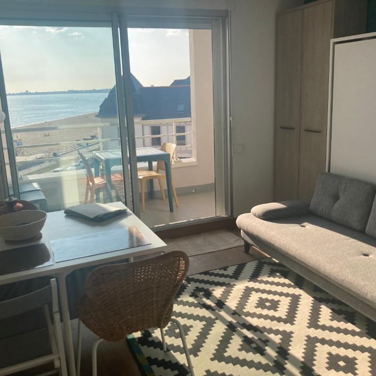 Vue mer exceptionnelle - Studio cosy 4 pers avec balcon, accès plage direct - One-Bedroom Apartment - 9
