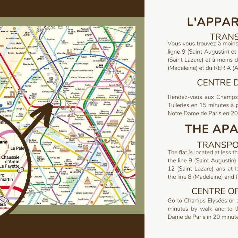 41.Appart 4Pers#Madeleine#Gallerie La Fayette - Appartement 1 Chambre - 15