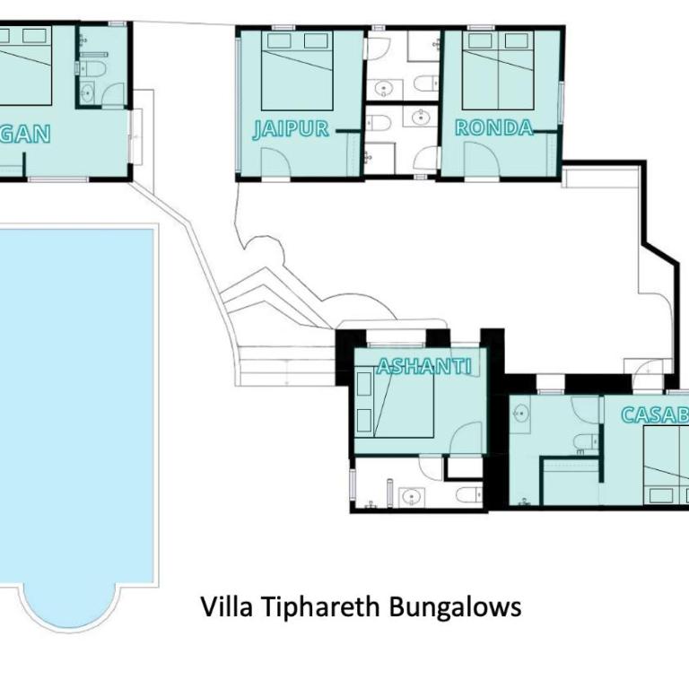 Villa Tiphareth - Habitación Cuádruple con baño privado - 8