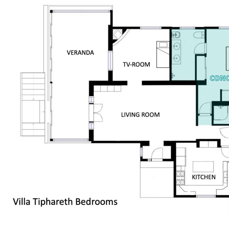 Villa Tiphareth - Habitación Cuádruple con baño privado - 14