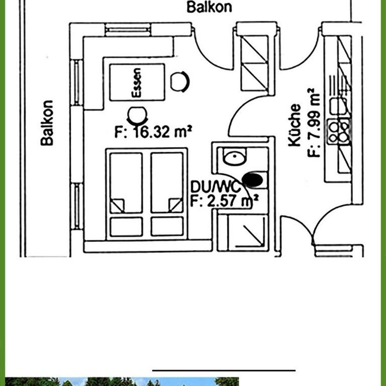 Ferienwohnung Lugererlehen - Apartment mit Dusche - 1