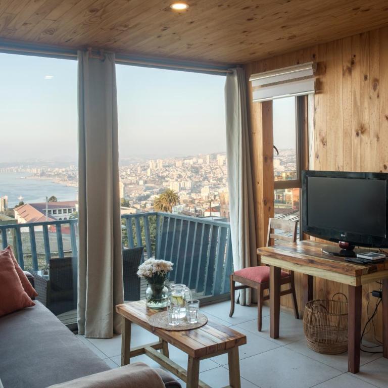 Hotel Faro Azul Valparaíso Cerro Alegre - Bungalow con vistas al mar - 2
