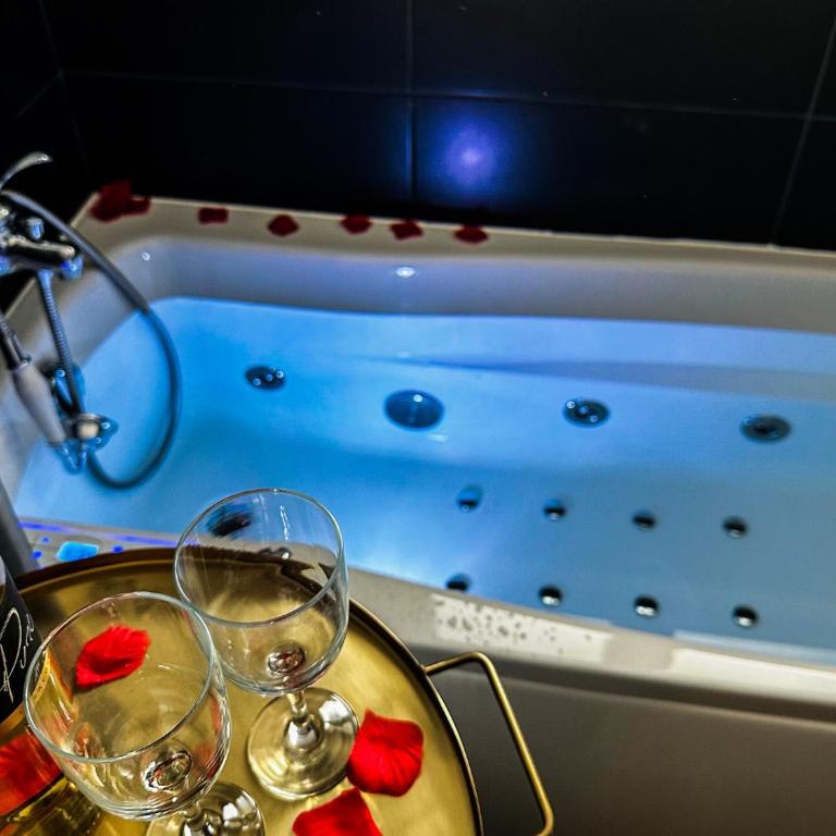 Golden Blue jacuzzi - Apartment mit Balkon - 18