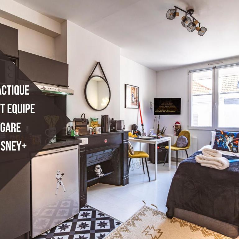 ExploreReims - Studio intergalactique chic proche gare/centre - Appartement 1 Chambre - 1