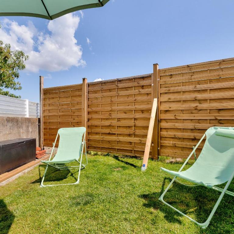 Maison moderne pour 3 - Jardin et plancha - Maison de Vacances - 15