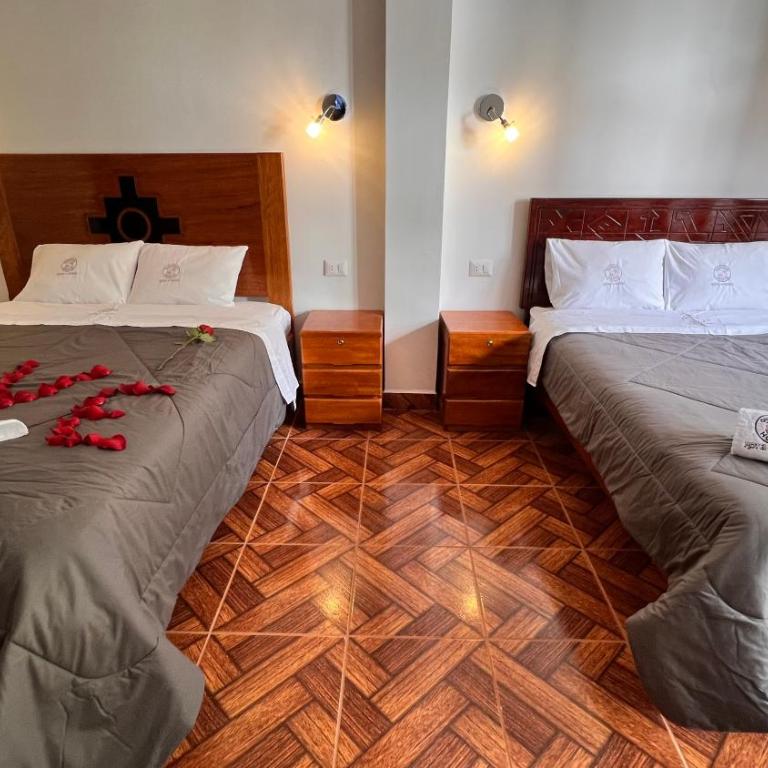 QUECHUA´S HOUSE Hostal & Coffee - Habitación Doble Superior - 2 camas, con vistas a la ciudad - 9