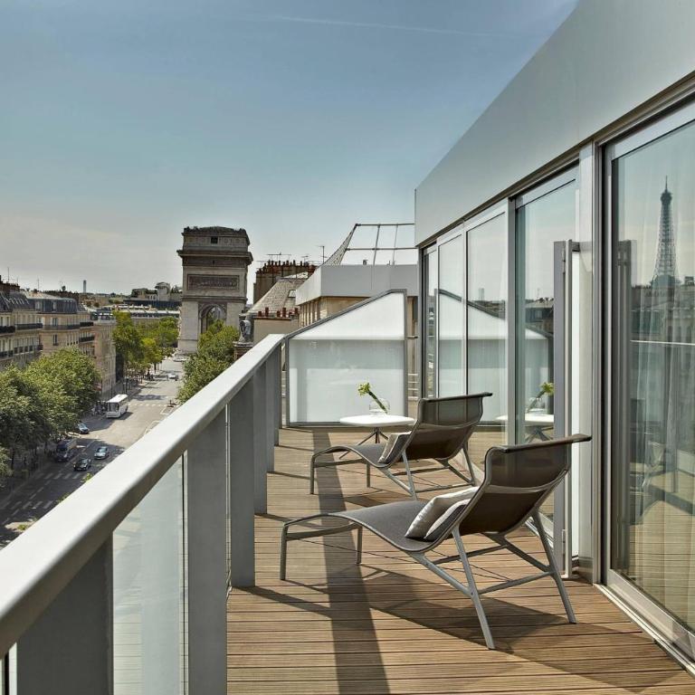 Renaissance Paris Arc de Triomphe Hotel - Chambre avec Terrasse et Petit-Déjeuner - Vue sur Toits de Paris et Tour Eiffel - 12