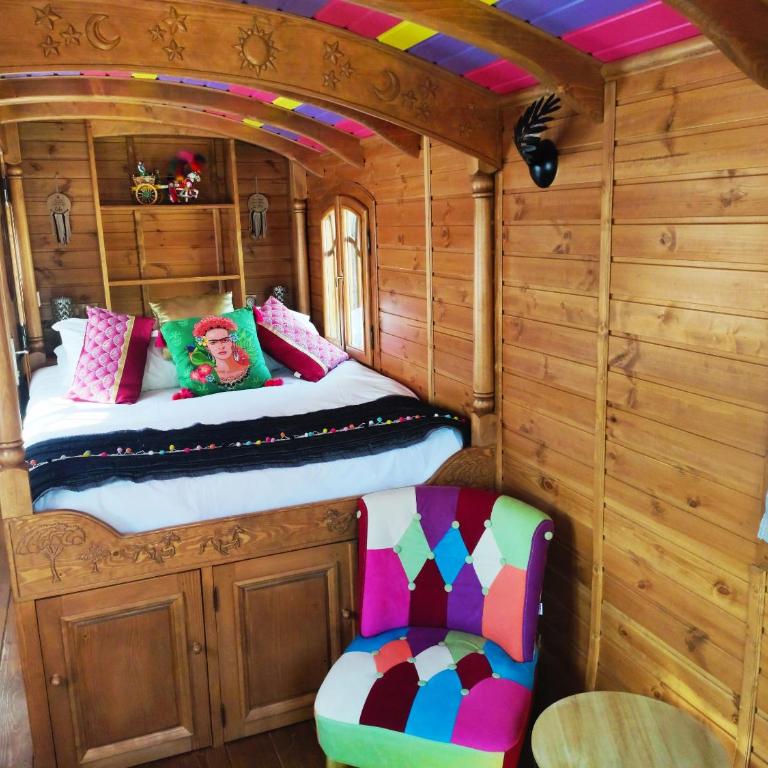 Logis Le Nid du Pont de Gau - Wohnwagen aus Holz mit Terrasse und Klimaanlage - 11