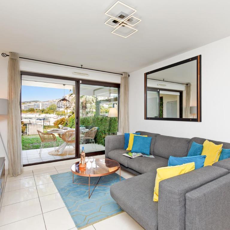 Luxury 3 pièce Garden Apartment in Cannes Marina - Appartement - Vue sur Mer - 3