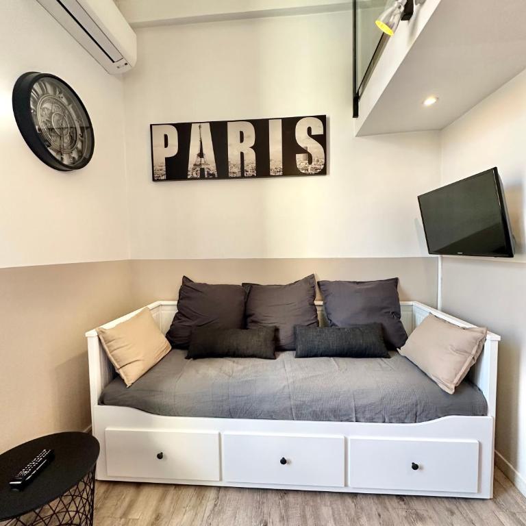 Studio avec Clim à 100m plage - 15min centre ville - Appartement 2 Chambres - 2