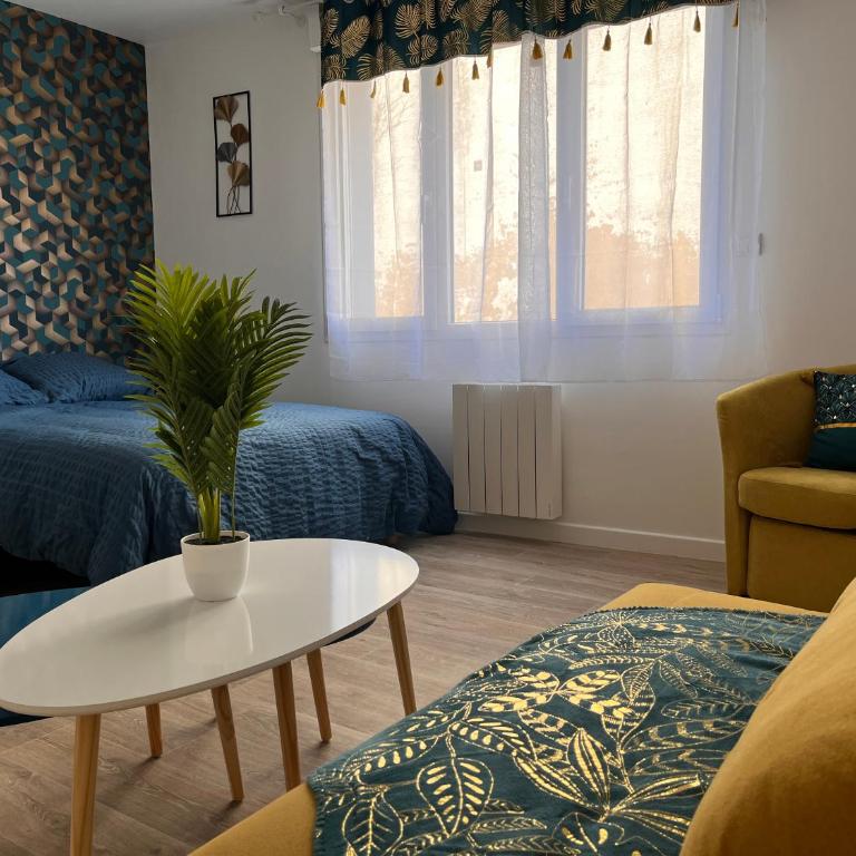 Studio cosy avec terrasse, proche Chantiers et Airbus - Appartement 1 Chambre - 1
