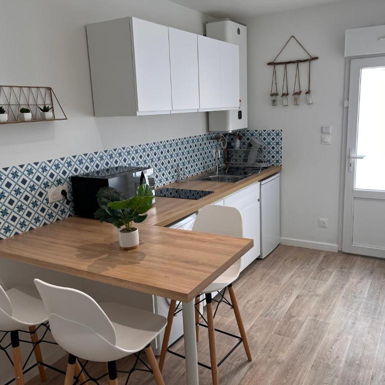 Studio cosy avec terrasse, proche Chantiers et Airbus - Appartement 1 Chambre - 6