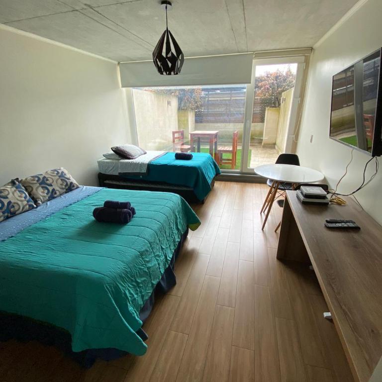 Depto ESTUDIO CON TERRAZA EN EDIFICIO BARCELONA - Apartamento de 1 dormitorio - 1