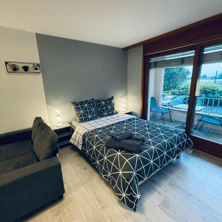Studio de vacances aux Bains de Saillon - Apartment mit 1 Schlafzimmer - 1