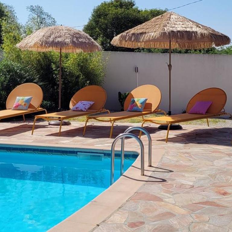 Villa Palm' Issambres 6 personnes, clim, avec piscine, jardin et parking privés - Villa 3 Chambres - 10