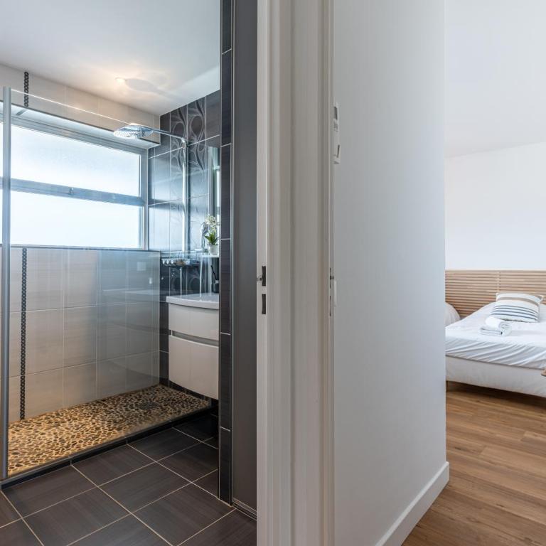 Grand 4 pièces 6 personnes fabuleuse vue mer clim garage - Appartement 3 Chambres - 57