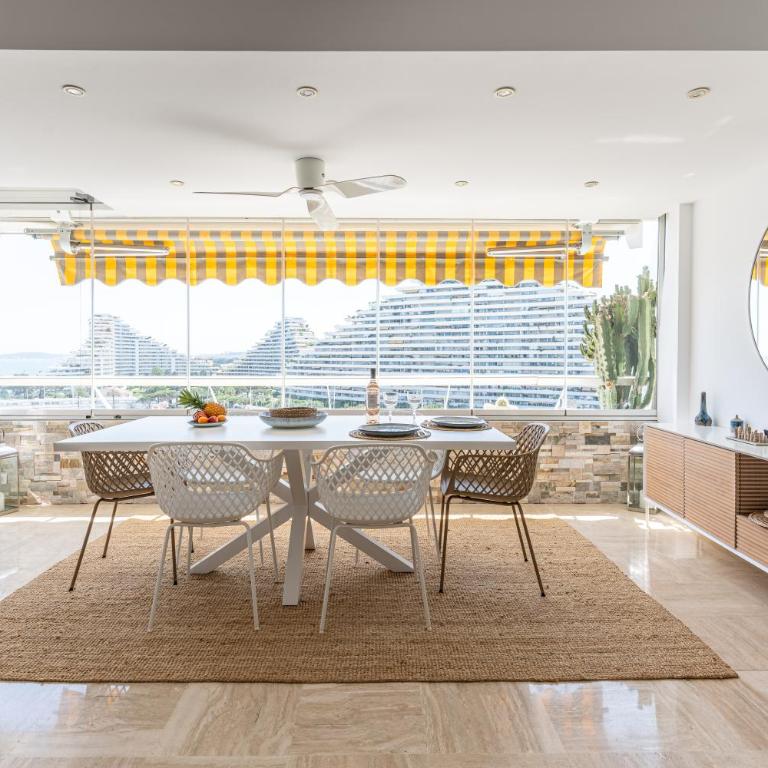 Grand 4 pièces 6 personnes fabuleuse vue mer clim garage - Appartement 3 Chambres - 24