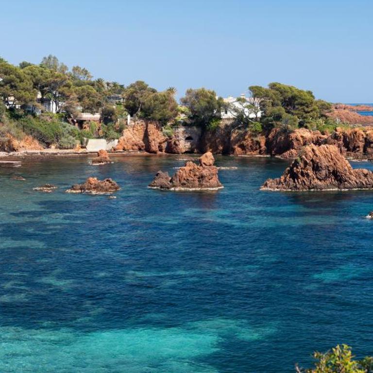 Agay Cap Esterel Le Hameau F2 Clim plein sud dernier etage Magnifique vue mer - Appartement 1 Chambre - 33