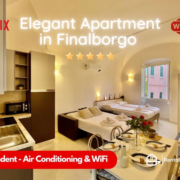 [Finalborgo] Elegante e Indipendente - A/C e WiFi - Appartamento Monolocale - 1