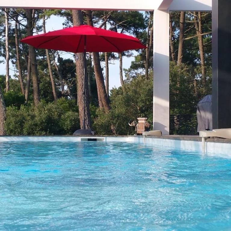 Villa CALIFORNIA Piscine chauffée 14x4m Moulleau Abatilles 10 pers - Villa avec Piscine Privée - 18