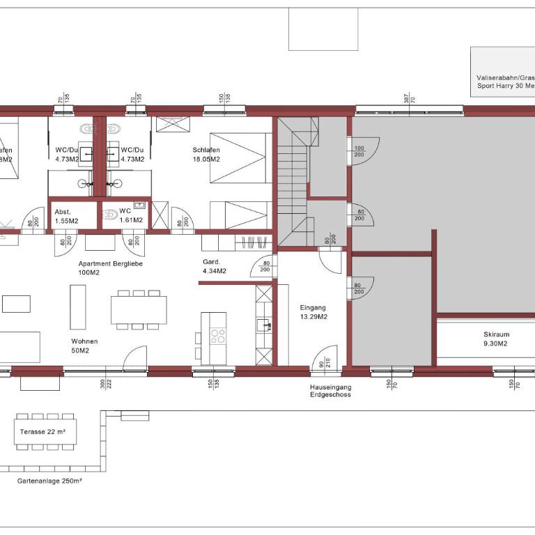 Apartment Bergliebe - Apartment mit 2 Schlafzimmern und Dusche - 6