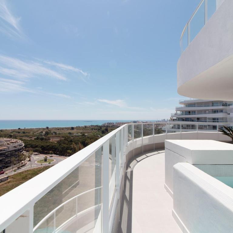 Global Vacacional, Apartamento con piscina privada y terraza con vistas a la costa - Apartment mit Meerblick - 54