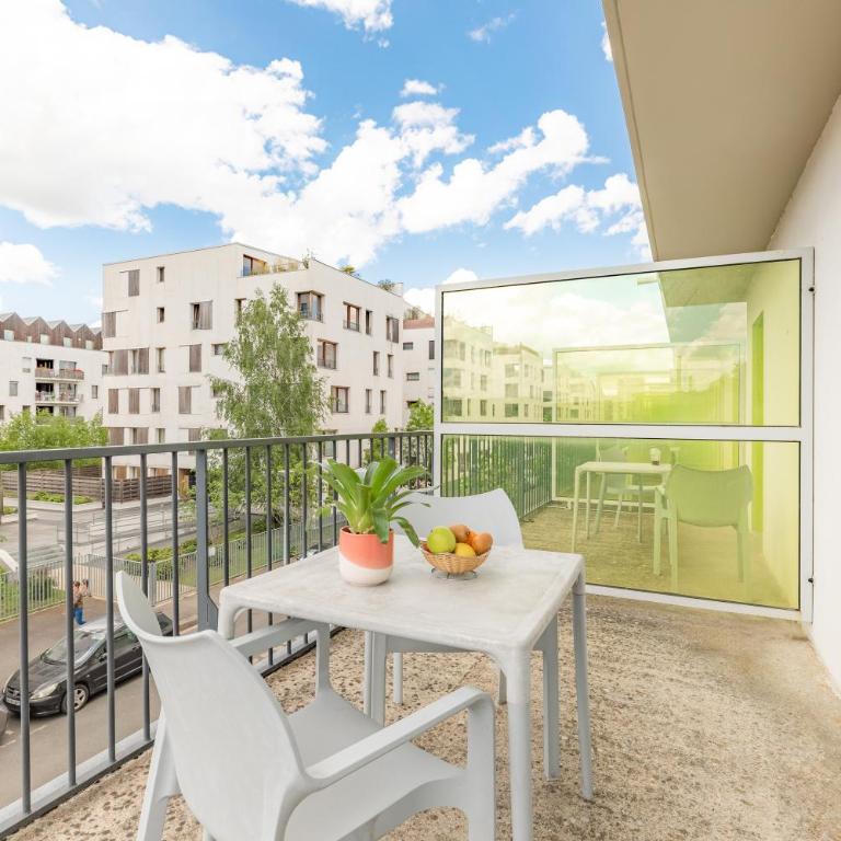Appart’City Confort Tours - Studio avec Lits Jumeaux et Terrasse - 5