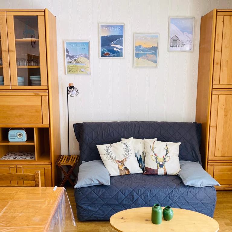 La Marmotaine, T2 bis, Parking privé, Balcon vue montagne - Apartamento de 2 dormitorios - 12