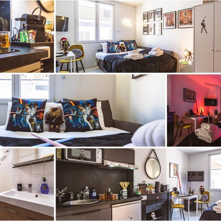 ExploreReims - Studio intergalactique chic proche gare/centre - Appartement 1 Chambre - 2