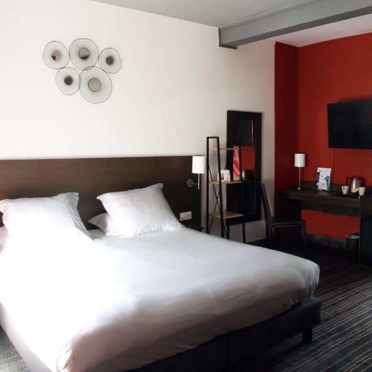 The Originals City, Hôtel de l'Europe, Saint-Nazaire - Chambre Double Deluxe (2 Adultes + 1 Enfant) - 8