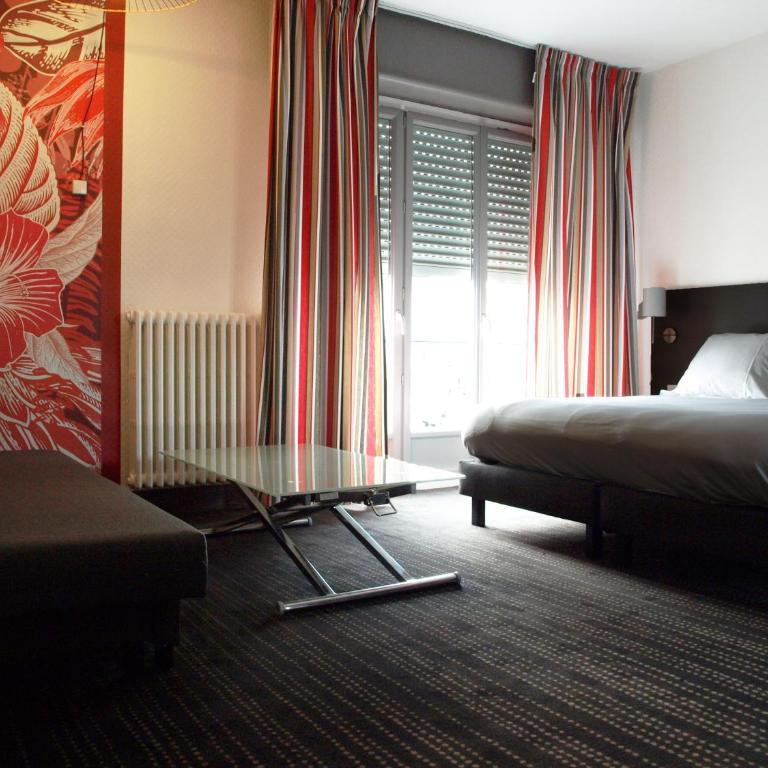 The Originals City, Hôtel de l'Europe, Saint-Nazaire - Chambre Double Deluxe (2 Adultes + 1 Enfant) - 10
