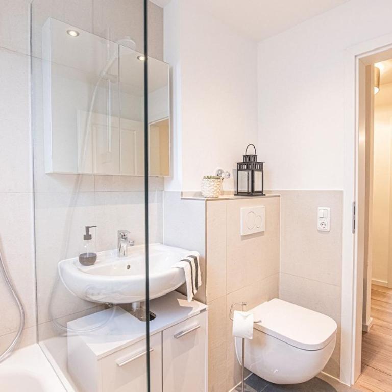 Arbio I Cozy Apartment Augsburg-Göggingen - Suite Deluxe con 2 Camere da Letto - 13