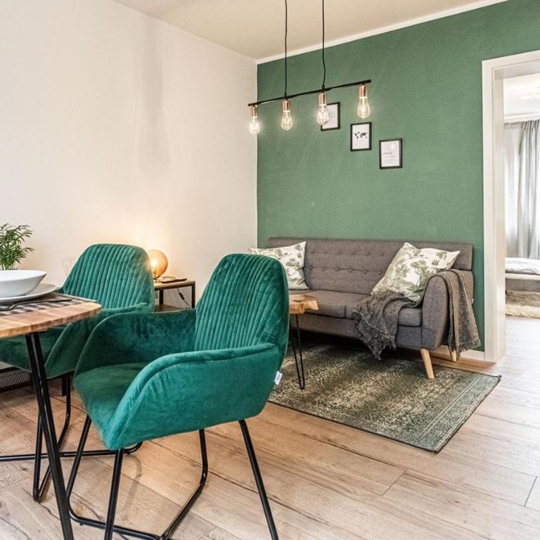 Arbio I Cozy Apartment Augsburg-Göggingen - Suite Deluxe con 2 Camere da Letto - 9