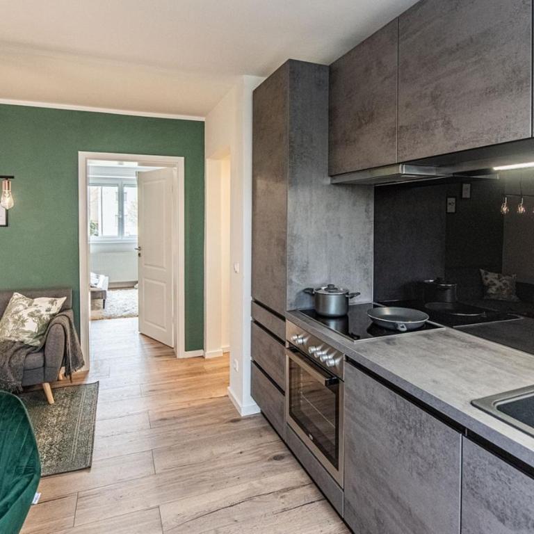 Arbio I Cozy Apartment Augsburg-Göggingen - Suite Deluxe con 2 Camere da Letto - 12